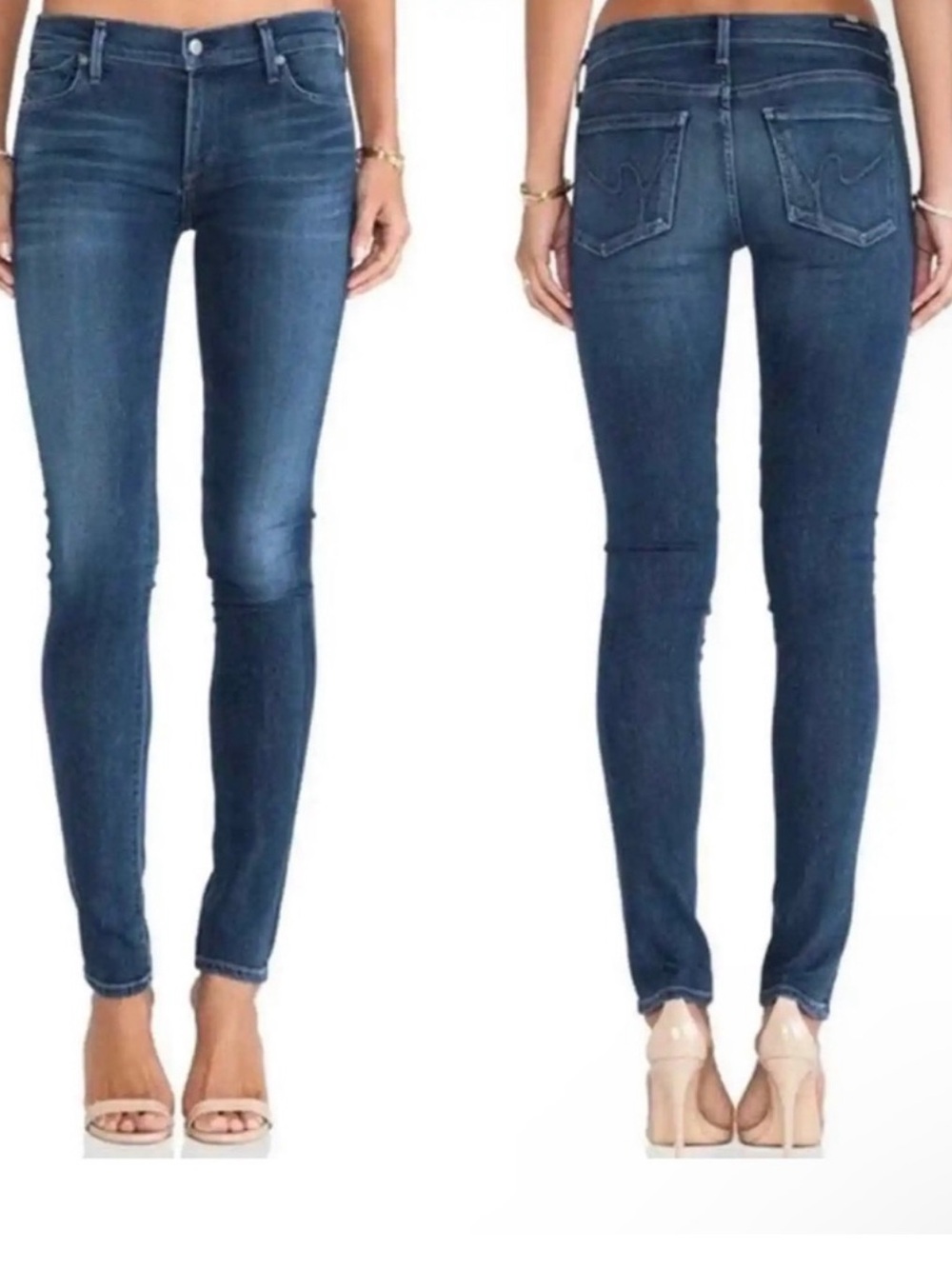 Citizens Of Humanity Avedon Skinny Jeans - Dark Blue Wash
